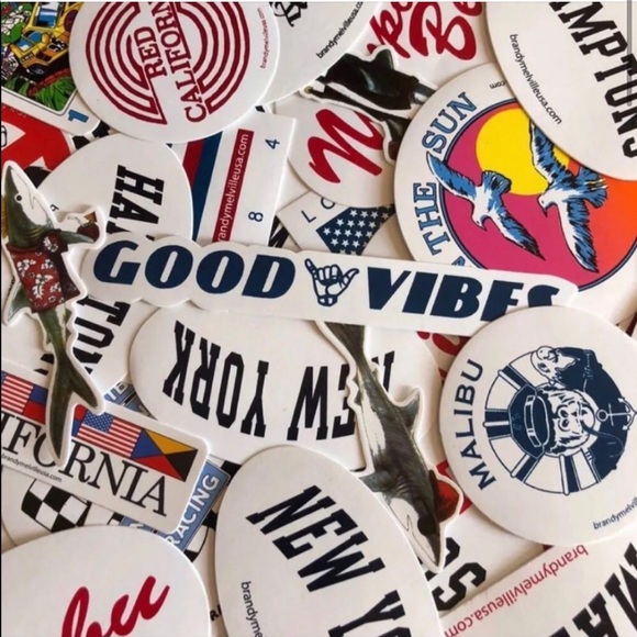 BRANDY MELVILLE STICKERS VSCO Laptop phone case cute y2k 2000’s bundle rare cute - Picture 2 of 11